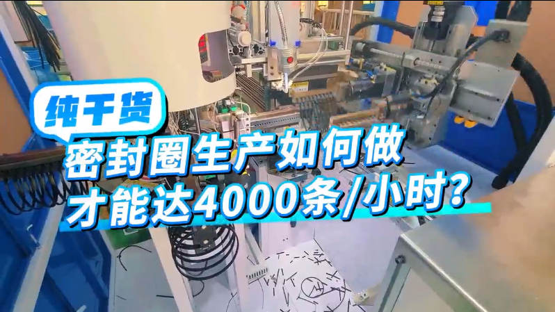 「視頻」你知道密封圈生產如何做才能達4000條/小時嗎？ 