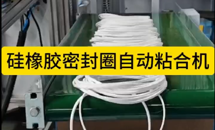 「視頻」硅橡膠密封圈自動粘合機，閃亮升級！