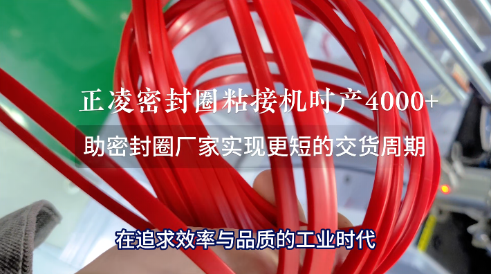 「視頻」正凌密封圈粘接機，時產(chǎn)4000+，助密封圈廠家實現(xiàn)更短的交貨周期